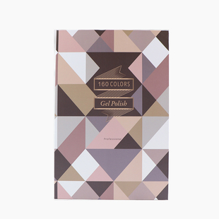 美甲色卡本甲油胶款式样板本打版展示册高档色板架相框甲片展示板