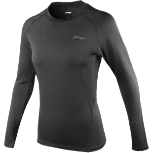 李宁羽毛球运动服女装套装秋冬长袖上衣速干长裤裙裤乒乓球网球服