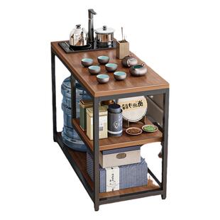 家用小茶桌茶台桌子沙发边几侧边柜茶水柜现代简约简易移动小茶几