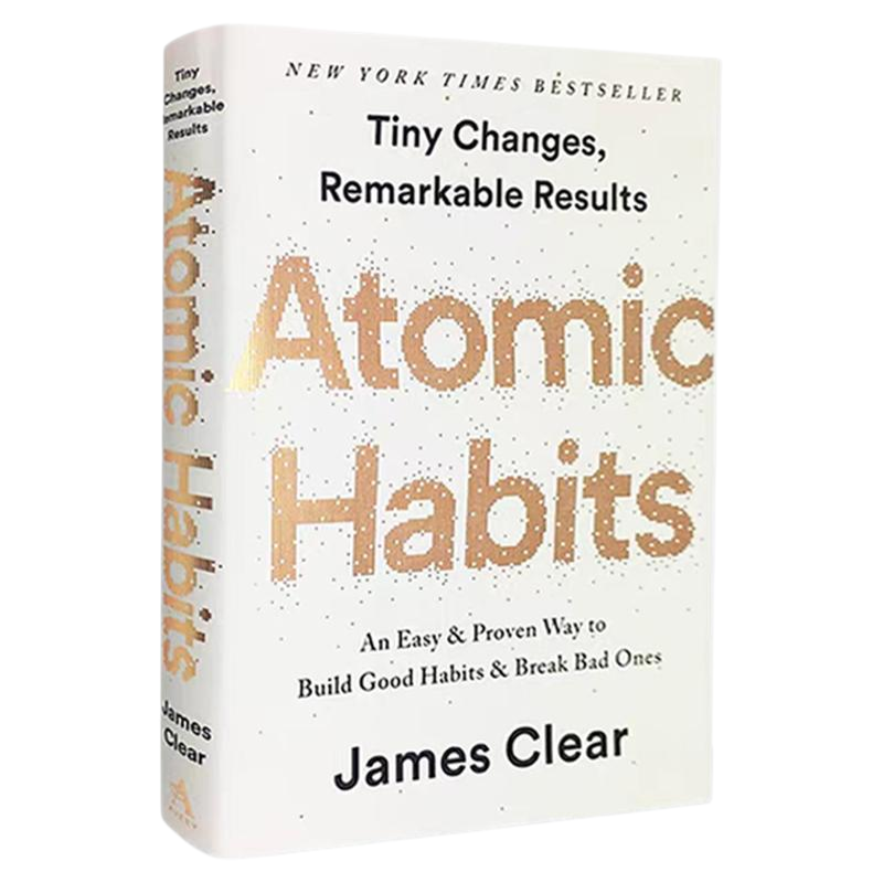 现货英文原版 Atomic Habits原子习惯 建立好习惯 打破坏习惯 Atomic Habits James Clear掌控原子习性自我成长提升励志书