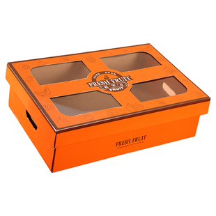 水果礼盒包装盒通用葡萄果冻橙火龙果透明春节混搭礼品盒空盒子