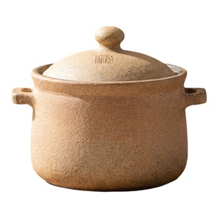 荥经砂锅煲汤家用耐高温干烧不裂燃气灶专用炖锅老式土砂锅瓦罐大