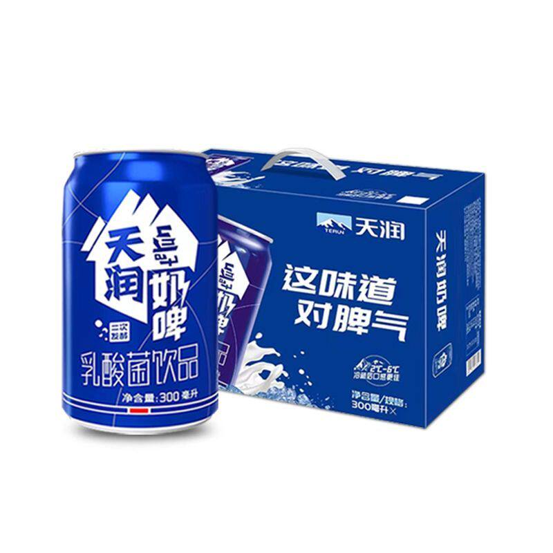 金币47.42！天润新疆奶啤300ml*12罐