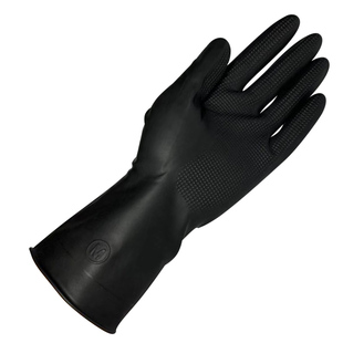 染发手套烫染纹身理发店用品发廊专用专业洗头发黑色橡胶美发工具