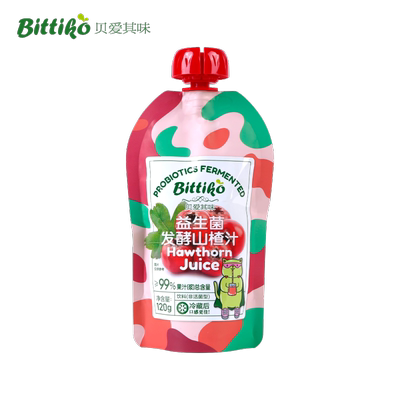 贝爱其味儿童饮料益生菌发酵山楂汁120g