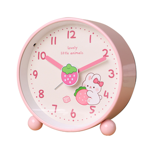 静音小闹钟学生专用起床神器智能学习可爱2025新款儿童女孩时钟表