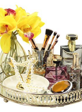 梳妆台摆件样板间口红化妆品道具