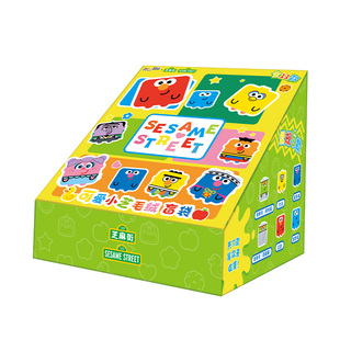 雷曦文化芝麻街可爱小芝毛绒盲袋正版甜饼怪玩偶公仔挂件盲盒周边