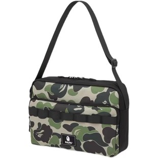 BAPE日本杂志附录迷彩电脑IPAD平板休闲通勤大容量单肩包