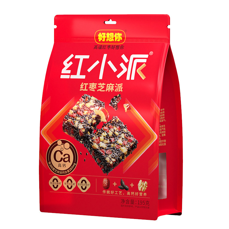 好想你红小派红枣芝麻片独立装