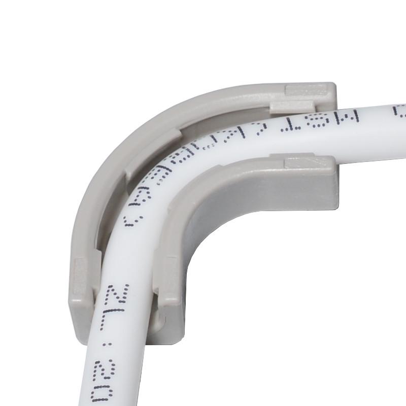 喜色2分PE管90度直角转角器2分管拐角器水管安装配件水管固定夹管