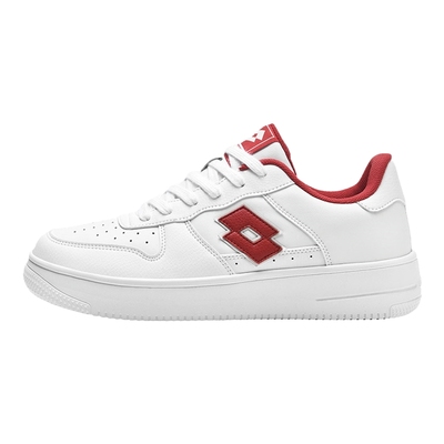 Lotto/乐途男白色低帮休闲板鞋