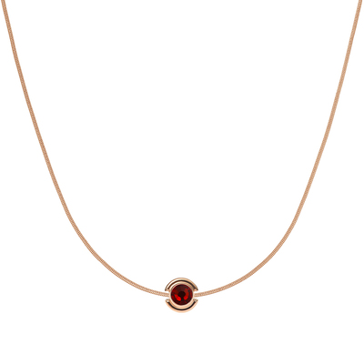 DWDW项链水晶镶钻锆石吊坠