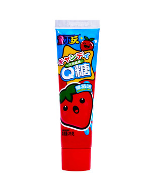 童小玩牙膏糖水果味25g流质软糖