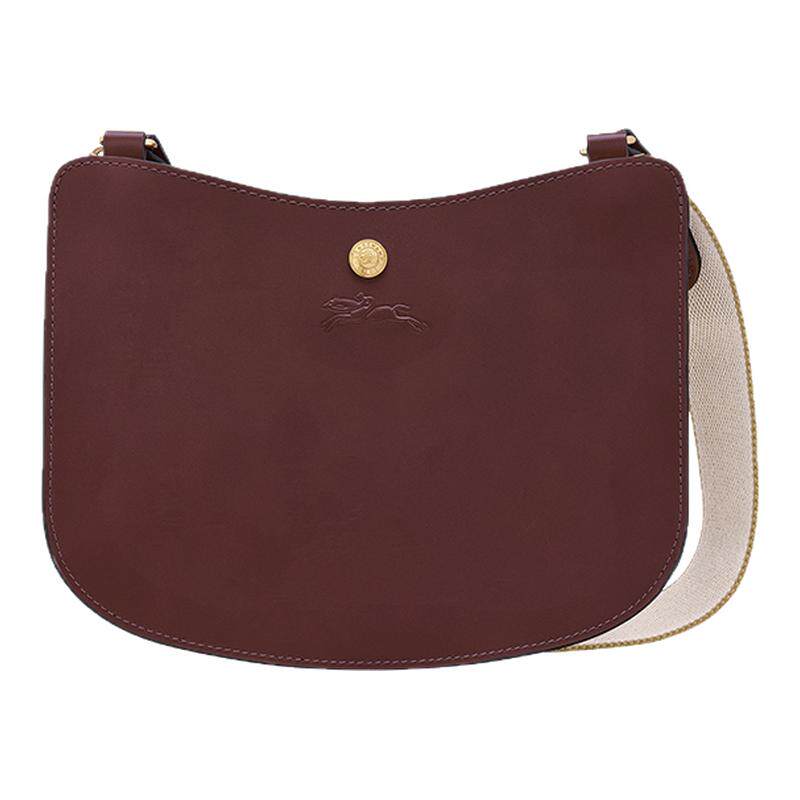 LONGCHAMP/珑骧Épure 斜挎包宽帆布肩带龙骧拉链马鞍包10357HFY