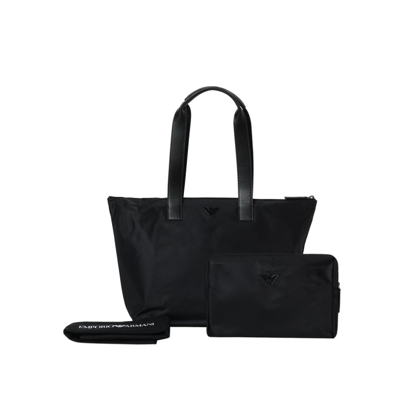 【自营】EMPORIO ARMANI品牌徽标男士托特包EM001797 AF13454