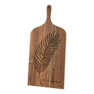 Bill.F泰国相思木切菜板实木砧板案板防霉家用牛排西餐盘树叶