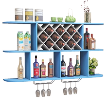 实木酒架酒柜壁挂餐厅墙面小置物架1