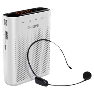 Philips/飞利浦 SBM230小蜜蜂扩音器教师专用无线领夹麦克风导游