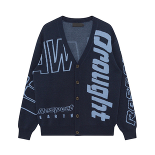 【商场同款】G家男装羊毛开衫秋冬新款宽松休闲V领针织毛衣0520L