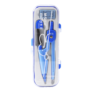 晨光米菲圆规小学生初中生专用替换笔芯量角器尺子套装高颜值笔式五六年级实用型数学几何教学考试用按动出芯