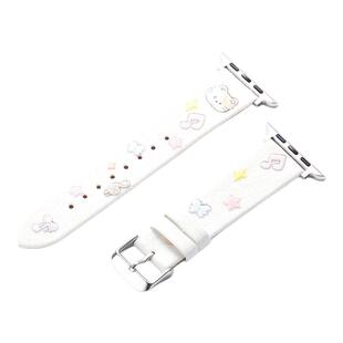 索柯适用苹果ultraS10高级轻奢小众表带iwatch手表带真皮apple watch9/8/7/6/5/4/3代潮流时尚腕带42/45mm女