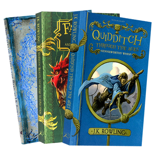 神奇动物在哪里 哈利波特外传3册套装 英文原版 诗翁彼豆故事集 神奇的魁地奇球 JK罗琳 搭邓布利多之谜电影设定集 圣诞小猪