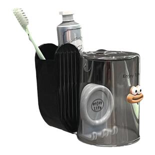 牙刷置物架壁挂式免打孔电动牙刷牙杯架子放牙膏漱口杯子收纳挂架