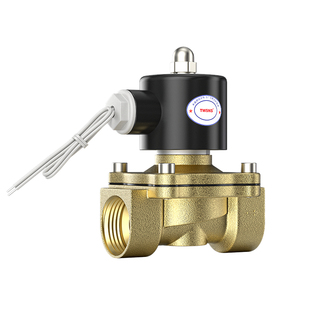 TWSANS台匠山耐斯电磁水阀2W常闭型不锈钢开关控制阀DC24V常开气