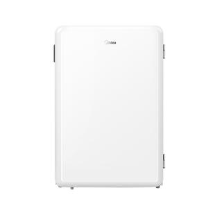 美的116L升家用复古小型冰箱美妆母乳冷冻冷藏两用租房办公室冰柜