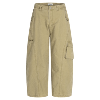 INKNOTS斜边大口袋工装裤