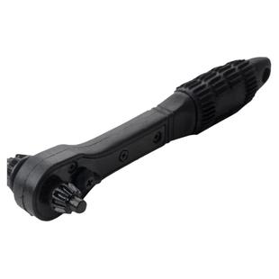 二合一钻夹头钥匙扳手 黑色快速棘轮扳手 两头双用扳手 加硬 新款