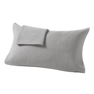 纱布枕巾纯棉一对装可固定防滑不脱落四季通用男生防头油枕头垫巾