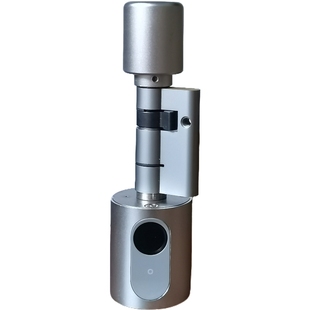 51玻璃门锁智能锁芯指纹刷卡蓝牙钥匙无痕替换涂鸦智能app支持nfc