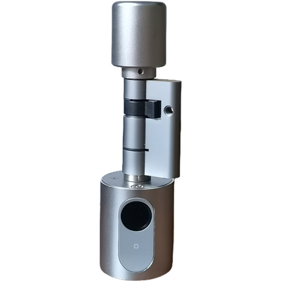 51玻璃门锁智能锁芯指纹刷卡蓝牙钥匙无痕替换涂鸦智能app支持nfc