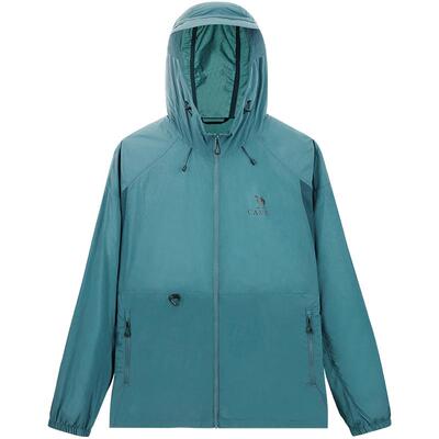 骆驼女装中性款梭织标准长防晒衣