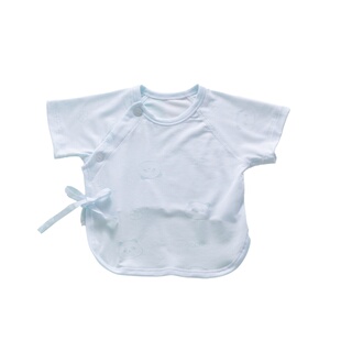 半背衣初生婴儿夏季刚出生短袖52码59莫代尔薄款夏天产房宝宝衣服