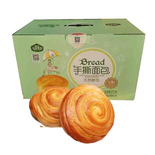 马家麦坊手撕面包早餐面包 休闲食品糕点零食礼盒整箱3斤包邮