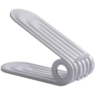 鞋子收纳神器鞋架鞋托架鞋柜省空间双层20个装分层拖鞋可调节客厅