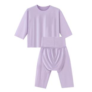 莫代尔婴儿睡衣分体套装夏季薄款空调服小月龄男女宝宝衣服家居服