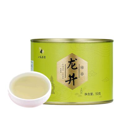 八马浙江龙井茶绿茶罐装50g