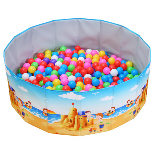 海洋球池儿童室内家庭用波波池塑料彩色球婴儿可啃咬无毒宝宝围栏