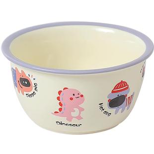 川岛屋卡通陶瓷碗家用釉下彩餐具汤碗面碗可爱米饭碗儿童早餐盘子