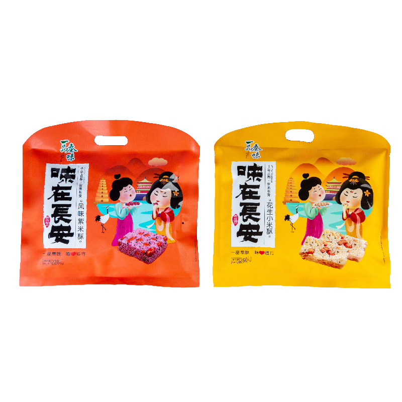 陕西特产一品秦味花生小米酥