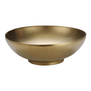 轻奢复古雪金盘子304不锈钢盘金色圆盘浅盘工业风托盘高颜值餐盘