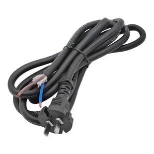 电动工具电源线2芯带插头角磨机电锤切割机纯铜插线1.5平方连接线