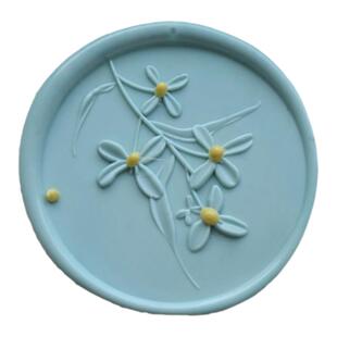 南初文创 原创桂花浮玉火漆印章浮雕铜头印章国风请柬盖戳章头