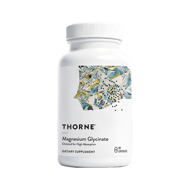 Thorne悦恩甘氨酸镁胶囊90粒