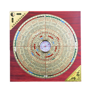 金锁玉关罗盘高精度专业砂水过路走马随身定位指南针初学者罗经仪