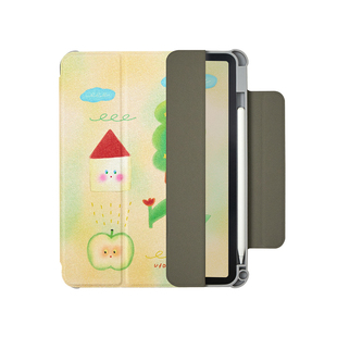 Ufology原创适用ipadpro2021保护壳2020平板mini6保护套air4磁吸air5春天pro11插画7代8代9代10代笔槽2022